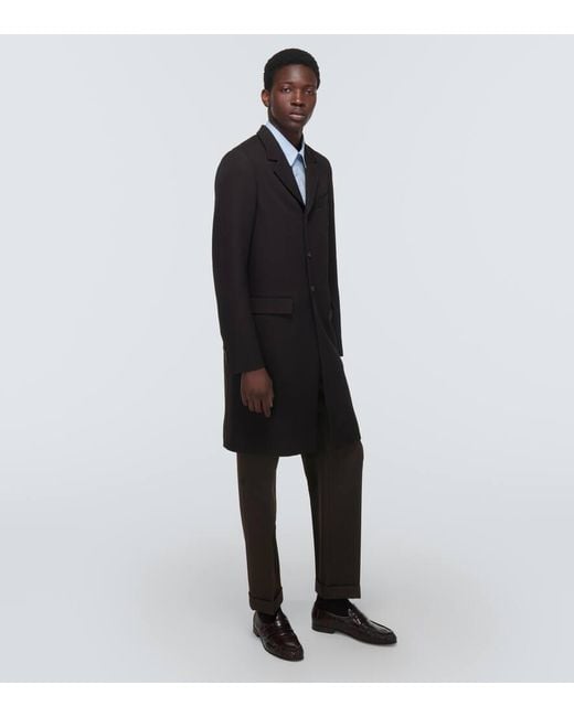The Row Gray Seth Wool Straight Pants for men