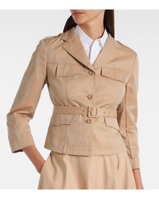 Dorothee Schumacher Natural Luxury Layer Cotton Trench Coat