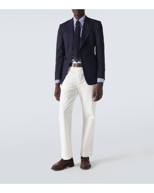 Pantalon en coton RRL pour homme en coloris White