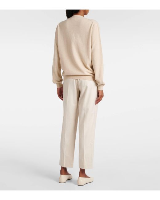 Loro Piana Natural Cashmere Cardigan