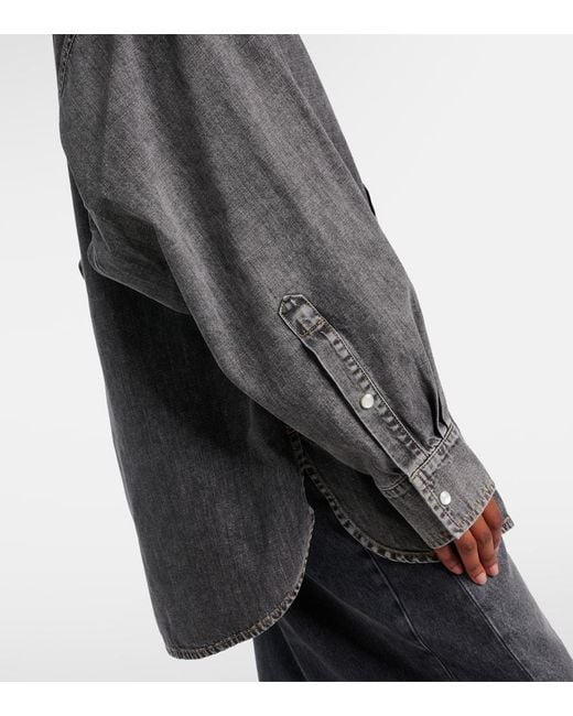 Stella McCartney Black Jeanshemd