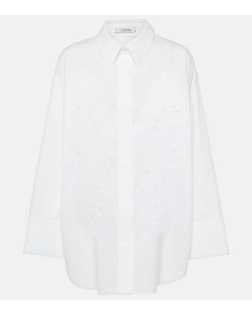 Dorothee Schumacher White Oversize-Hemd Poplin Power