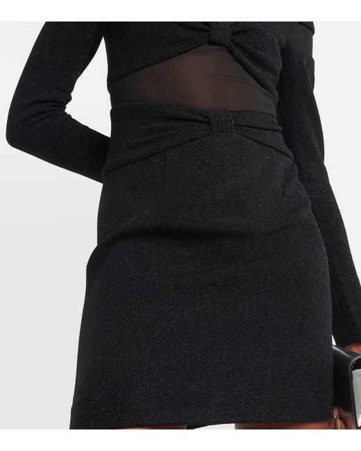 Rebecca Vallance Black Simone Mini Dress