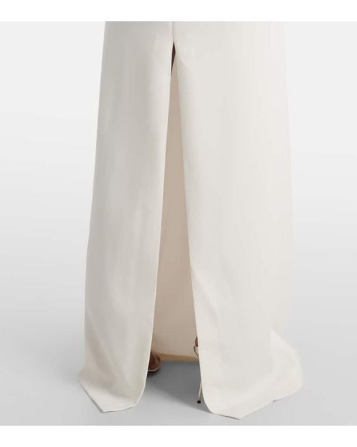 Costarellos White Meline Abendkleid