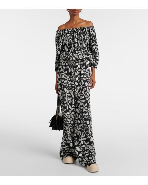 Marni Black Printed Blouse