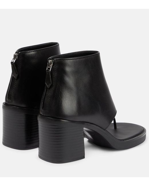 Miu Miu Black Thong Sandal