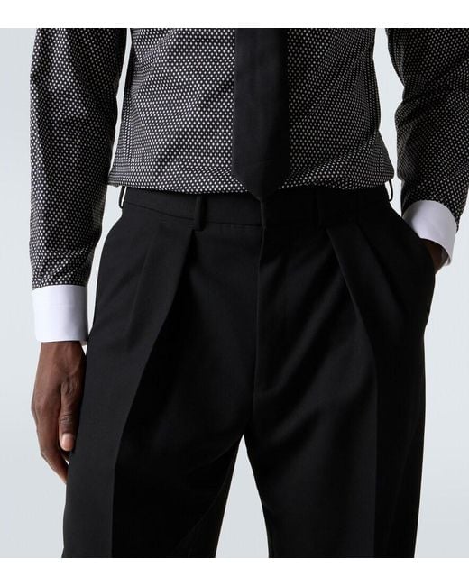 Tom Ford Black Wool Suit Pants for men
