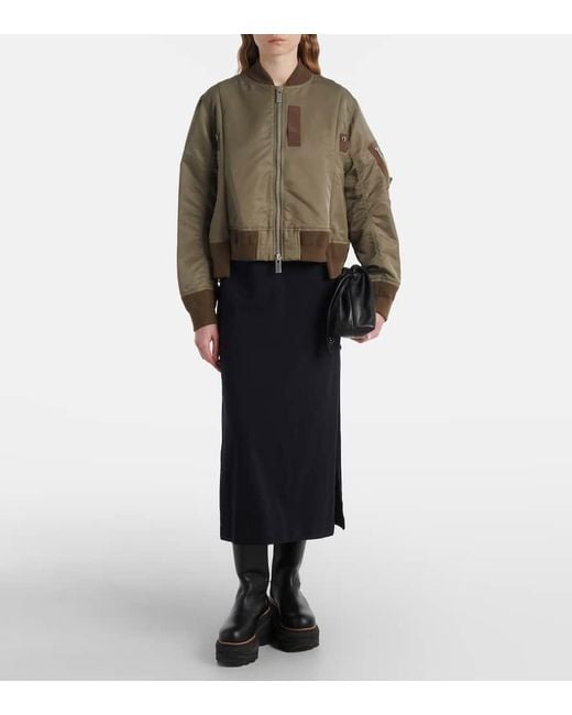 Sacai Natural Technical Twill Blouson