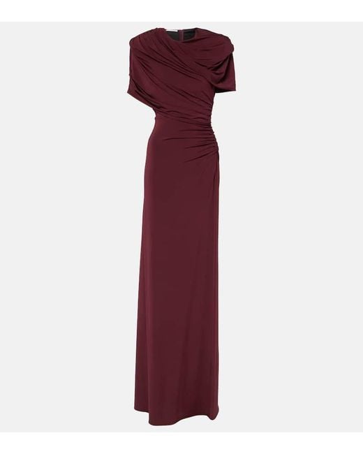 Stella McCartney Purple Robe Aus Satin
