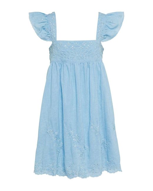Miniabito Baby Doll di Juliet Dunn in Blue