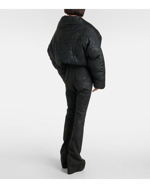 Giacca Imbottita Cropped di Y. Project in Black