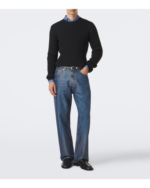 Our Legacy Blue Third Cut Straight Jeans for men
