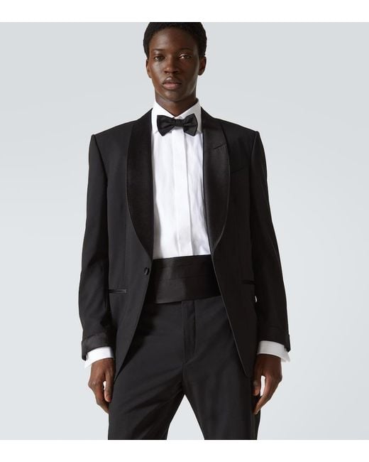 Giorgio Armani Black Silk Cummerbund for men
