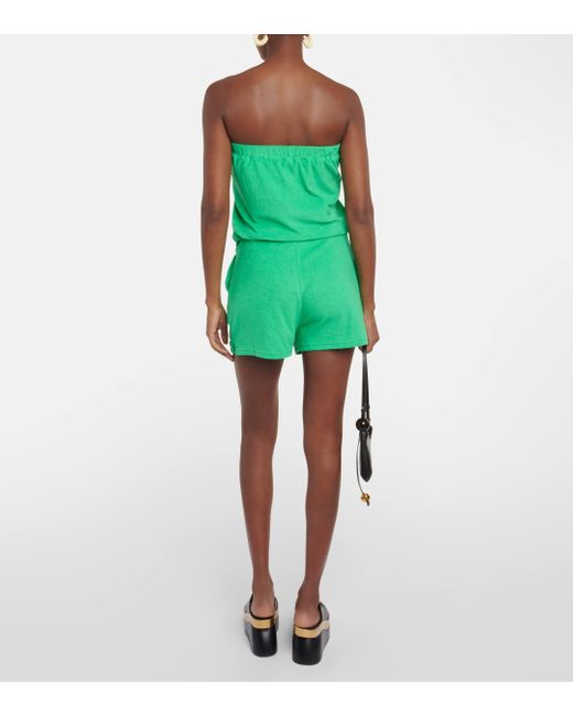 Combi-short Venus en coton melange Melissa Odabash en coloris Green