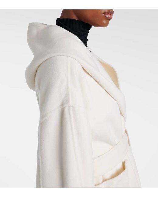 AYA MUSE Natural Mantel Aus Wolle Und Kaschmir