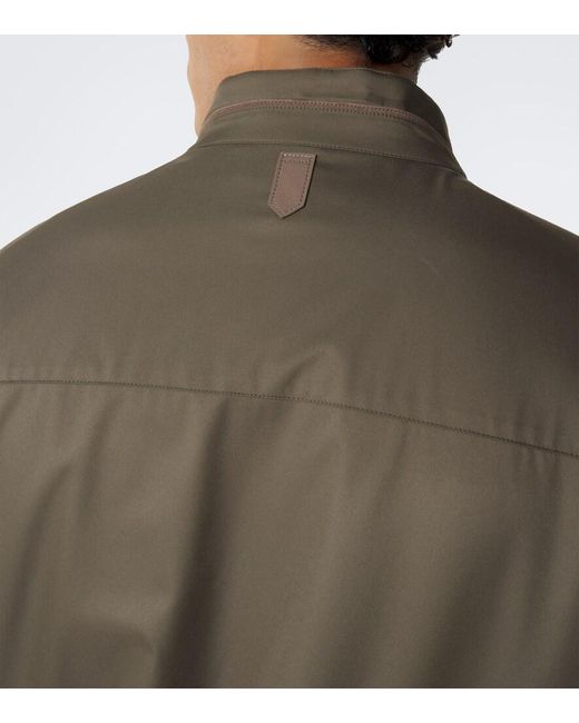 Canali Green Reversible Jacket for men