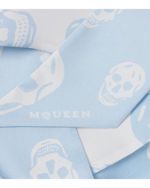 Foulard Skull di McQueen in White