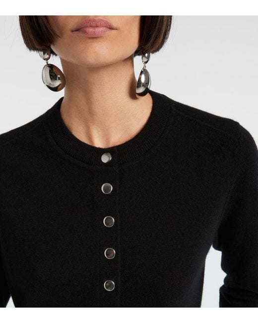 Isabel Marant Black Cardigan Idesia Aus Wolle Und Kaschmir