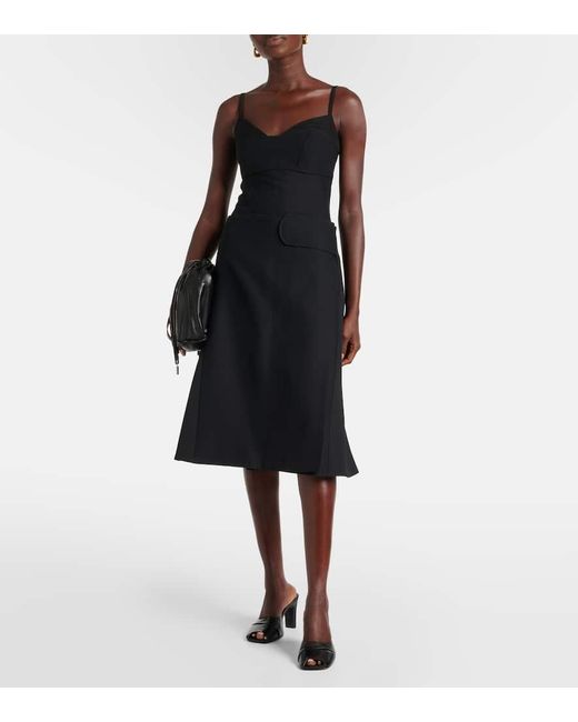 Co. Black A-Line Wrap Skirt