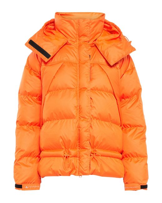 adidas By Stella McCartney Synthetic Truenature Puffer Jacket in Orange