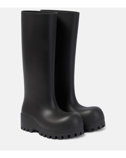 Balenciaga Black Bulldozer Boots
