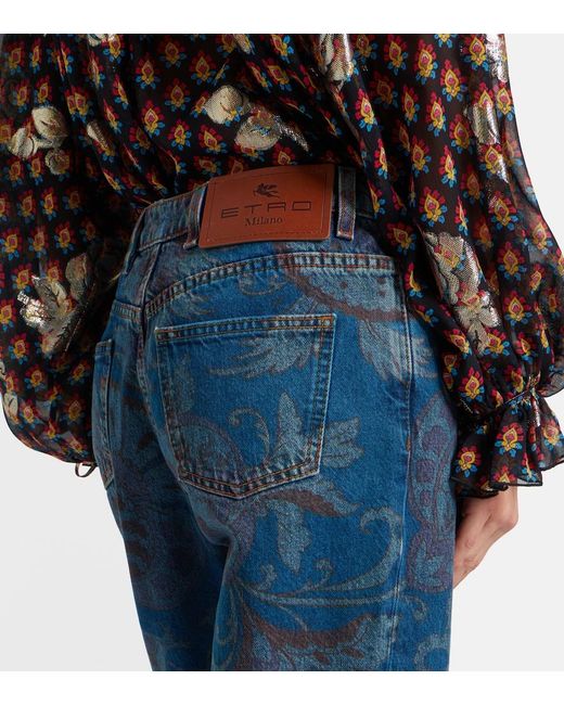 Etro Blue Flared Jeans