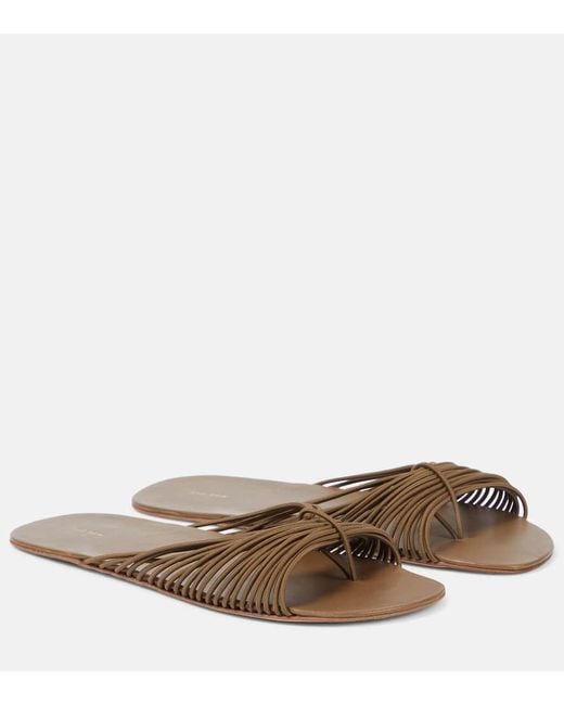 The Row Brown Sara Slides