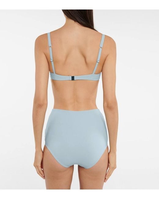 Karla Colletto Blue Basics Bikini Top