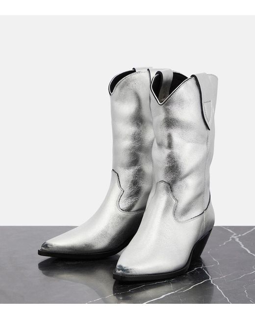Stivali texani Duerto in pelle di Isabel Marant in Gray