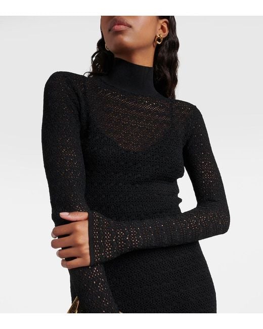 Robe En Maille Ajouree Tom Ford en coloris Black