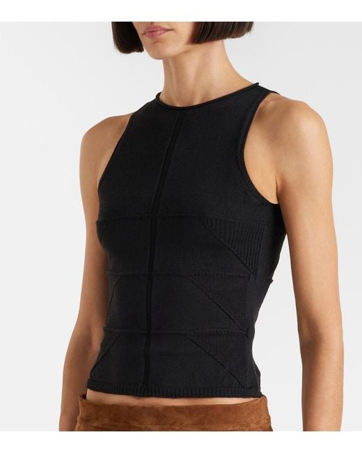 Rick Owens Black Virgin Wool Top