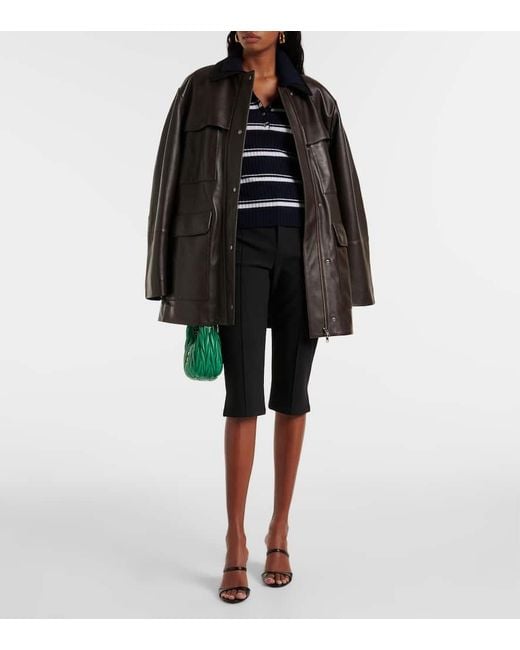 Vince Blue Polopullover Aus Kaschmir Und Seide