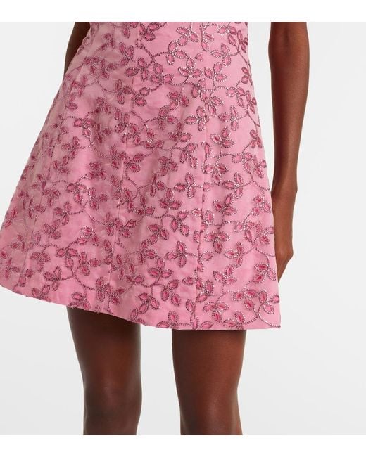 Robe A Sequins Markarian en coloris Pink
