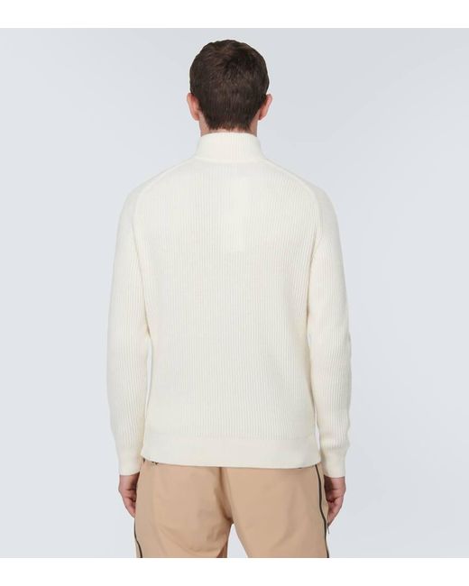 Pullover Darvin in lana e cashmere con zip di Bogner in White da Uomo