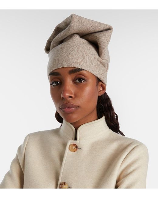 Loro Piana Gray Willow Wool, Cashmere, And Linen Hat