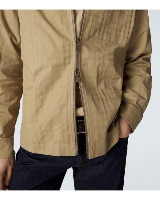 Burberry Natural Check Cotton Jacket for men