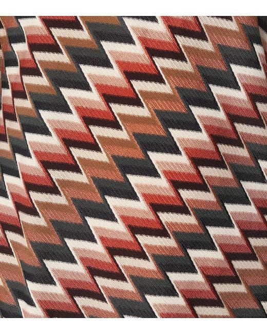 Missoni Multicolor Zigzag Knit Dress