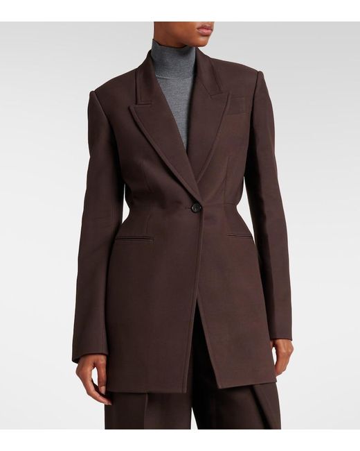 Khaite Brown Beckett Blazer
