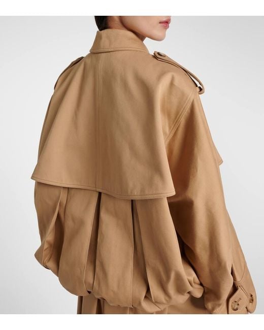 Gabriela Hearst Natural Hunt Cotton Twill Trench Jacket