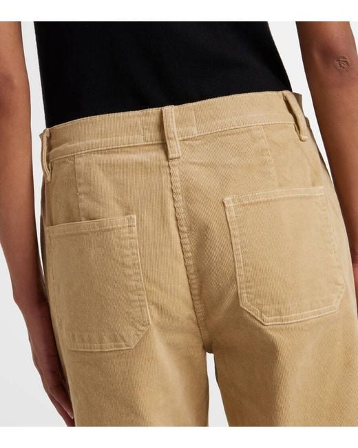 Nili Lotan Natural Weite Hose Florence Aus Cord