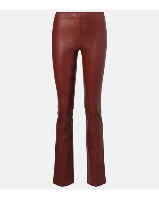 Stouls Jp Long Leather Flared Pants