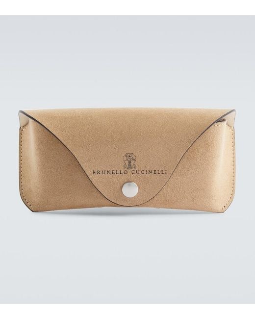 Brunello Cucinelli Brown Jared Square Sunglasses for men