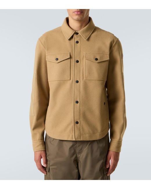 Camicia Apres Ski di Moncler in Natural da Uomo