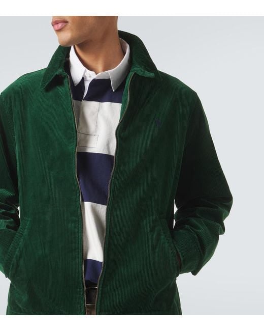 Polo Ralph Lauren Green Cotton Corduroy Jacket for men