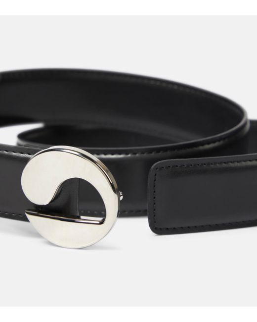 Coperni Black Logo Leather Belt