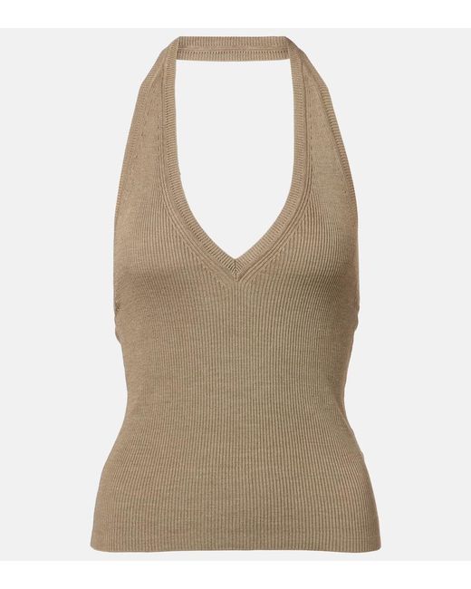 Nili Lotan Natural Ivey Silk Top
