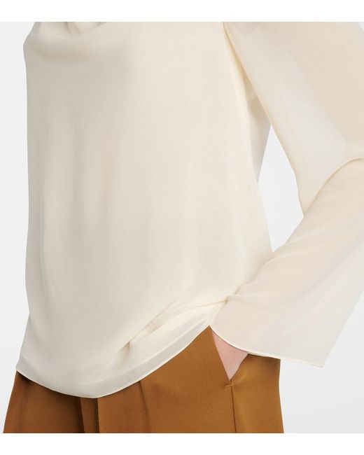 Altuzarra Natural Cara Draped Top