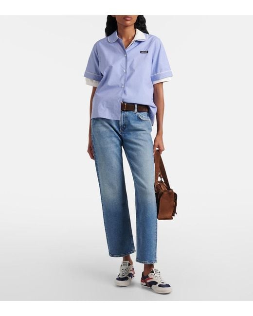 Citizens of Humanity Blue Anissa Straight Jeans