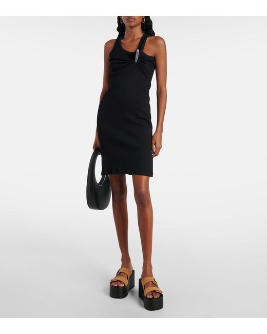 Coperni Black Logo Suede Wedge Mules