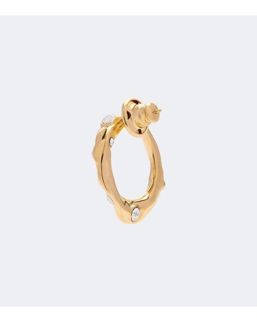 Dries Van Noten Metallic Embellished Stud Earrings